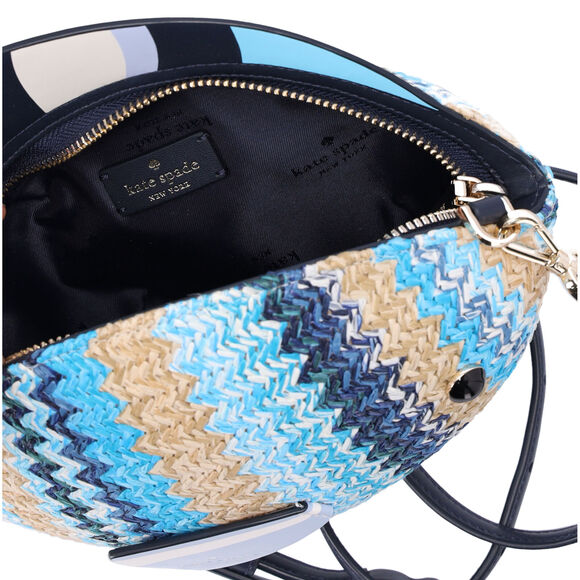 Kate Spade KG739 What A Catch 3D Fish Crossbody Novelty Blue Multi - Picture 7 of 7